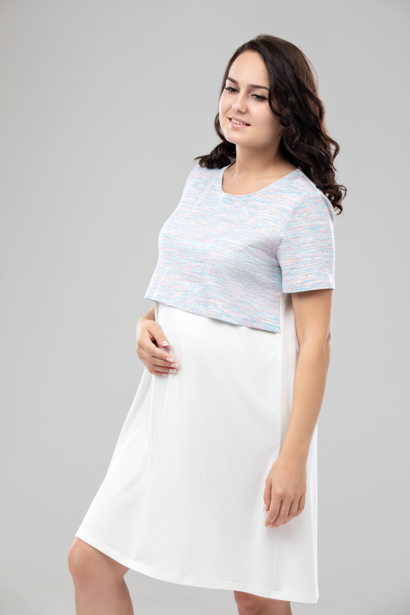 голубой/коралловый/молочный голубой/коралловый/молочный