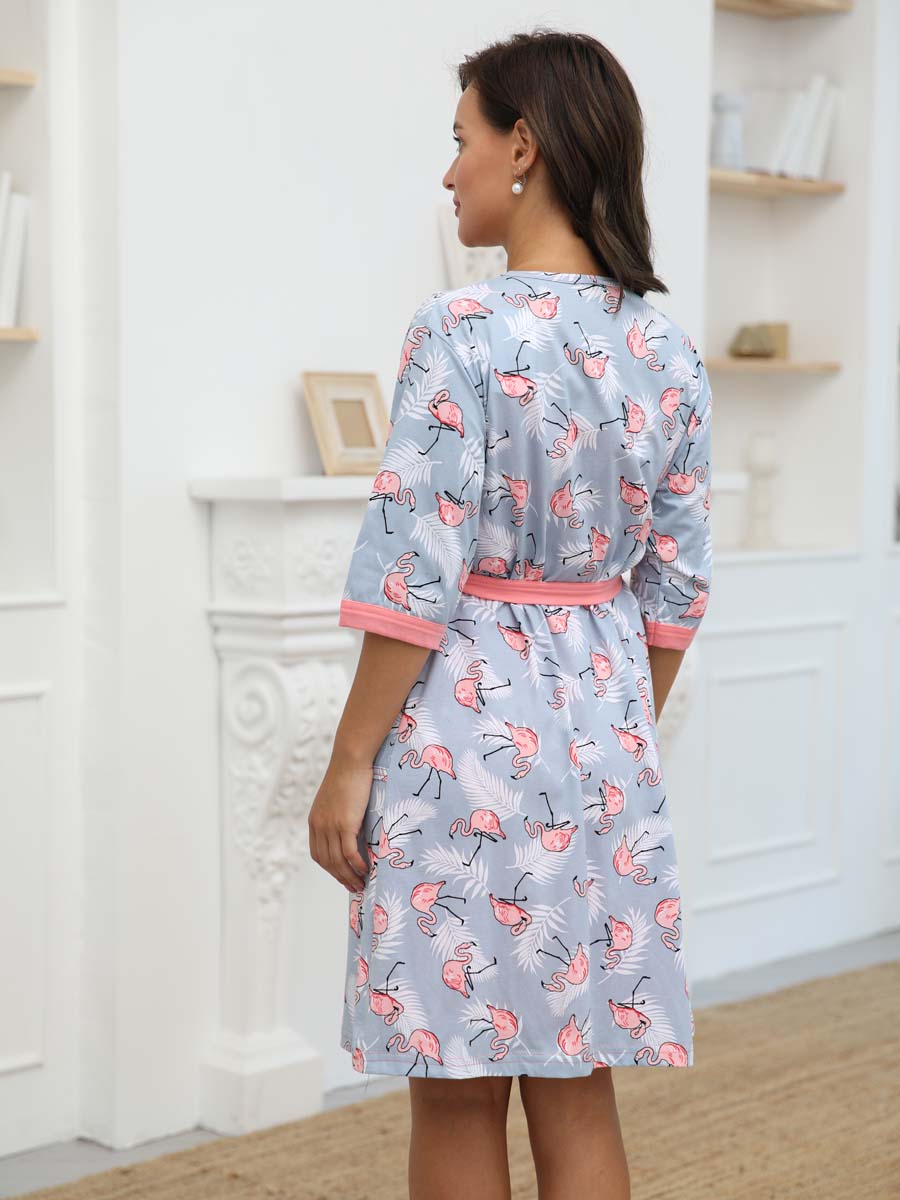  серый/коралловый