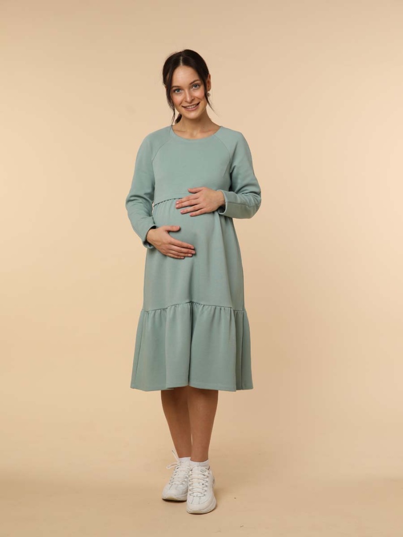 2-НМ 63003 Платье женское для беременных и кормящих женщин