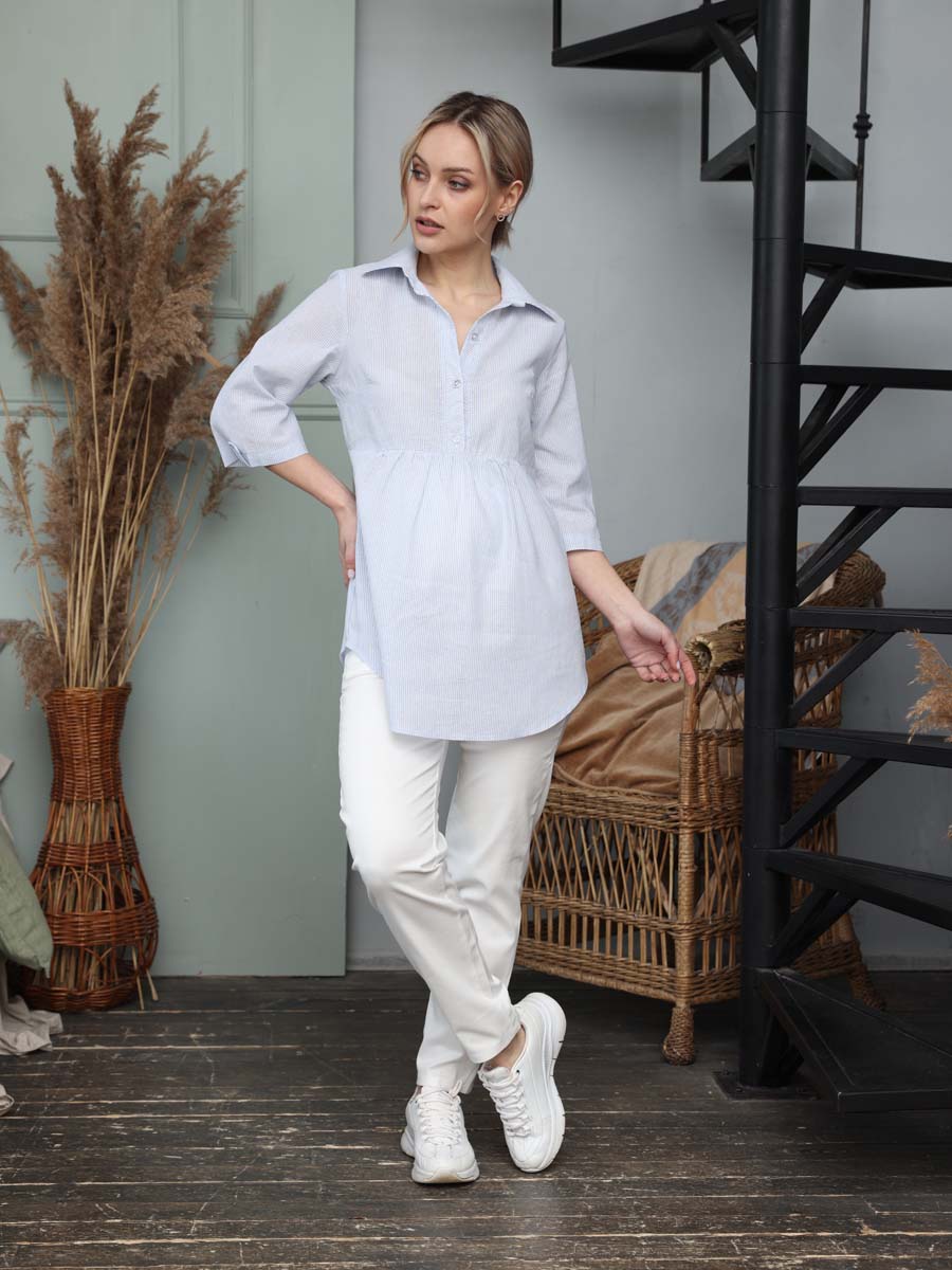  белый/голубой