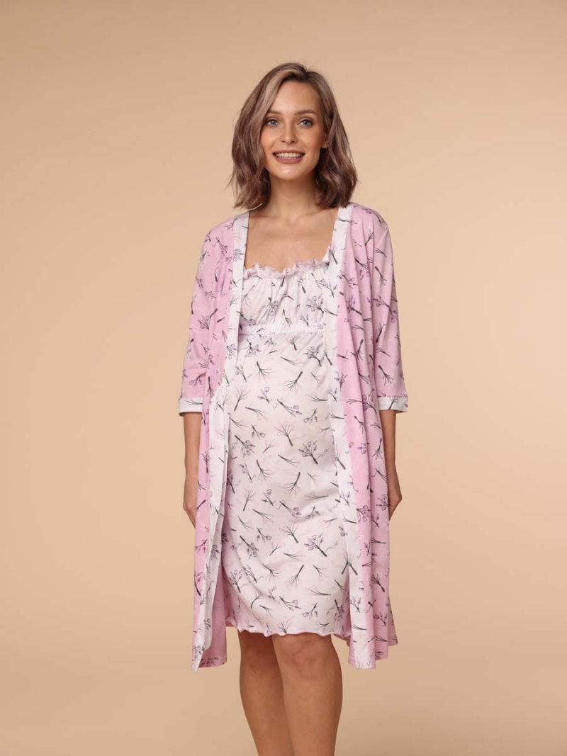  розовый/серый