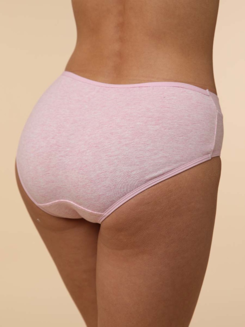  розовый меланж