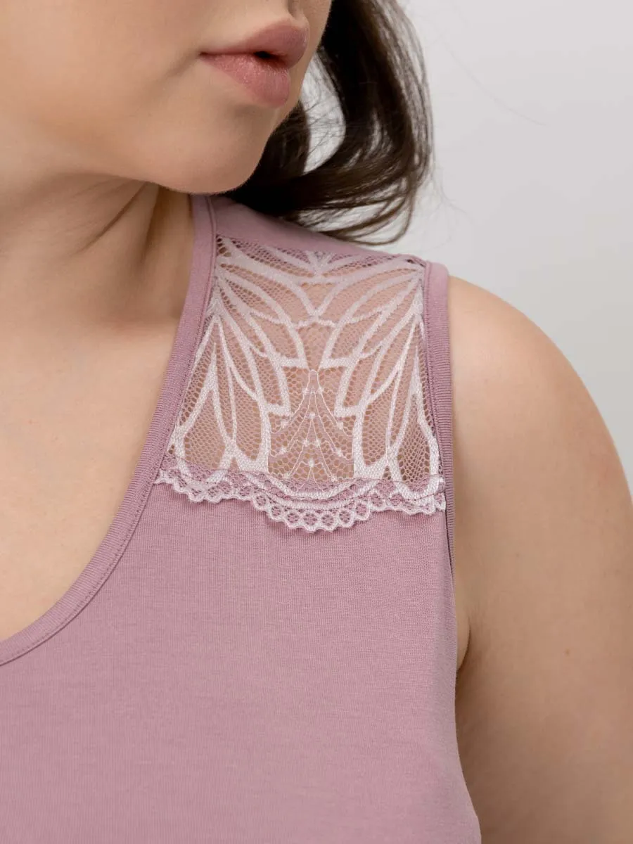 Ночная сорочка в роддом для беременных и кормления пудровый