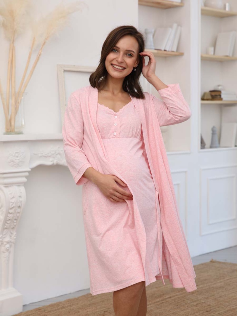  розовый меланж