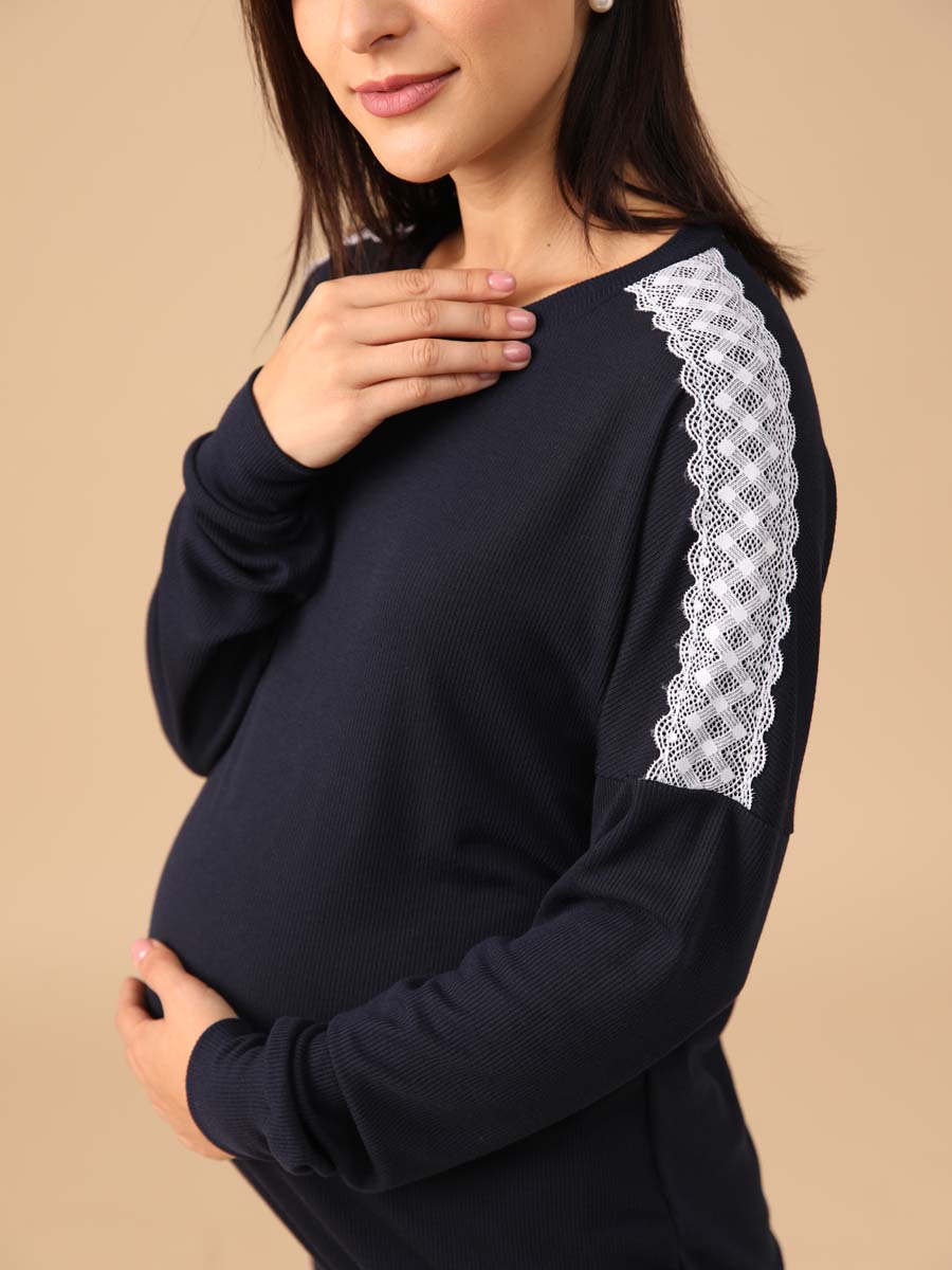  синий/белый