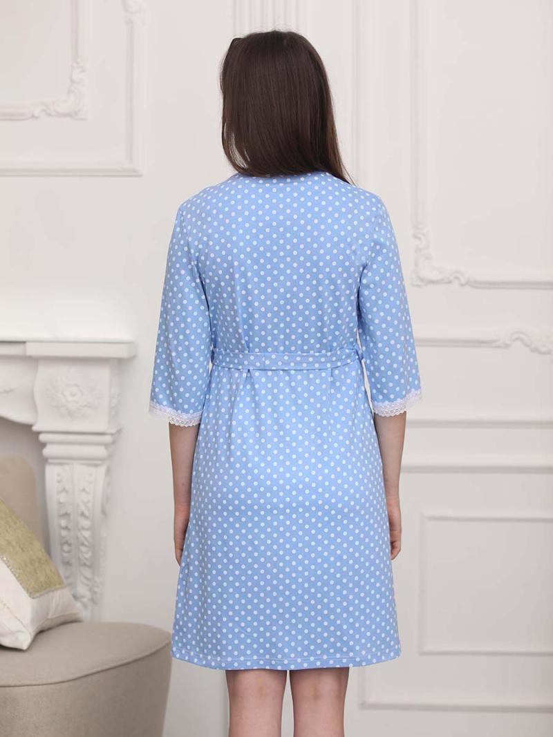  голубой/белый