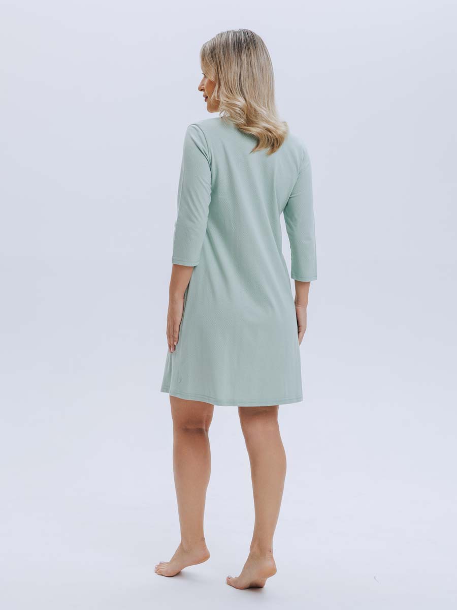 Ночная сорочка для беременных и кормления мятный