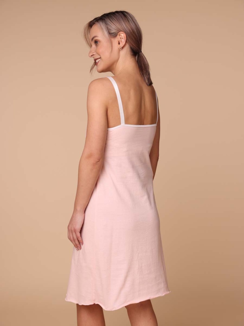  персиковый/белый