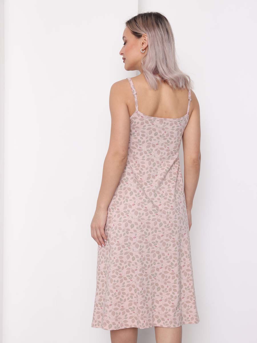 Халат и сорочка для беременных и кормящих в роддом костюм темно-зеленый/пудровый