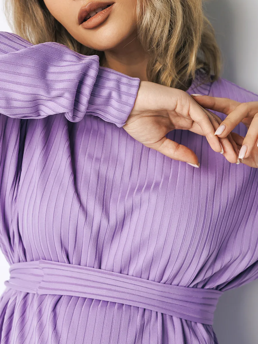 Костюм лапша для беременных туника и брюки 71532 сиреневый/71532376