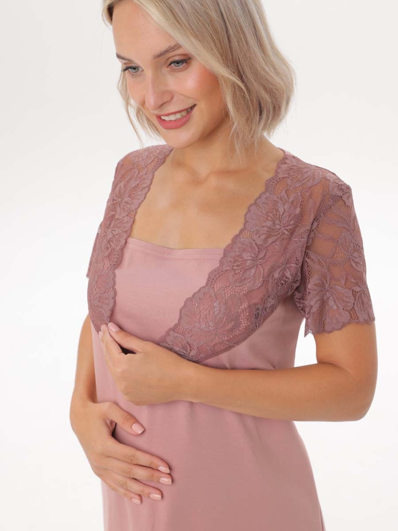 1-НМП 07002 Сорочка  для беременных и кормящих женщин