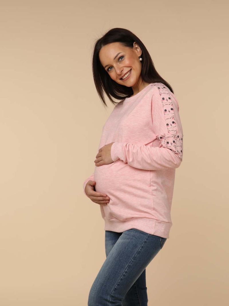  розовый меланж