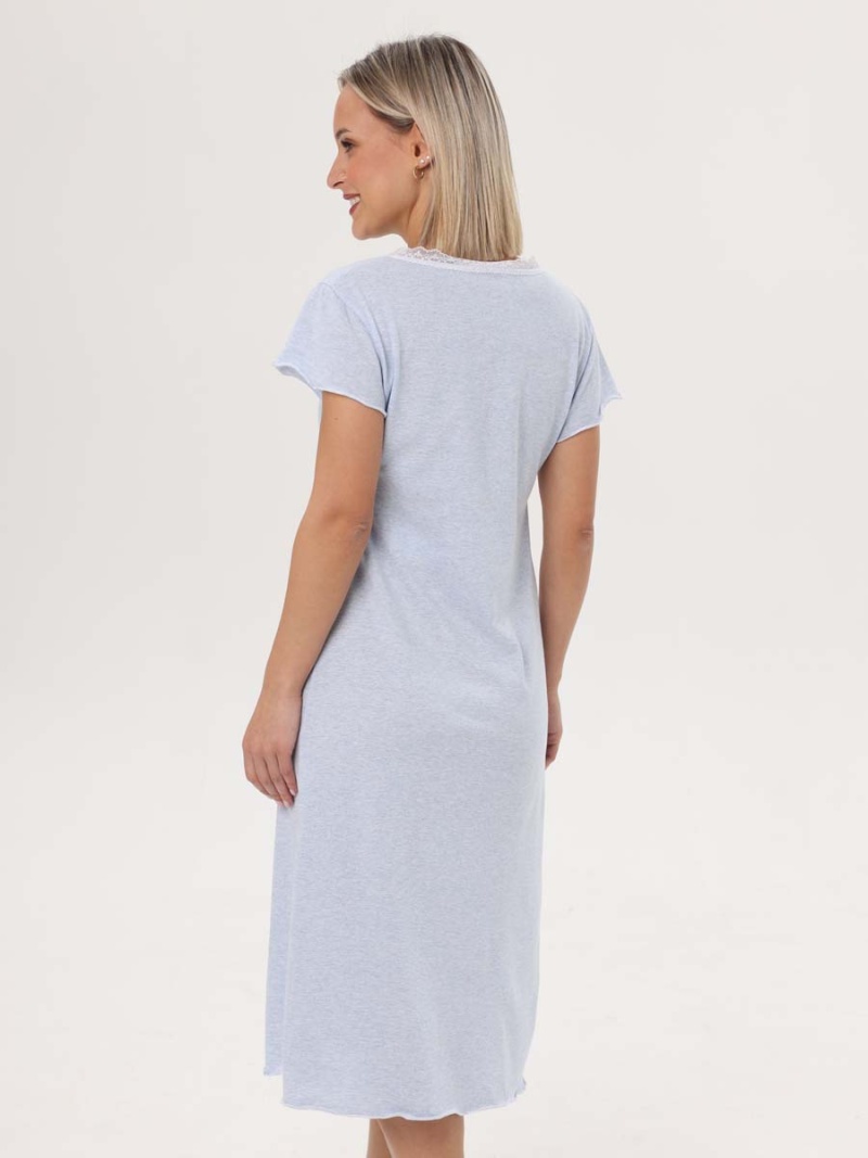  голубой меланж