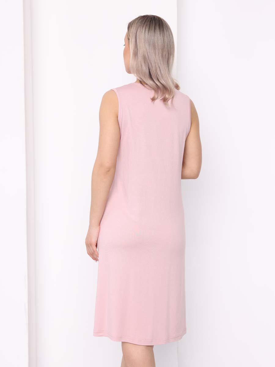 Ночная сорочка для беременных в роддом 54009 домашнее платье розовый