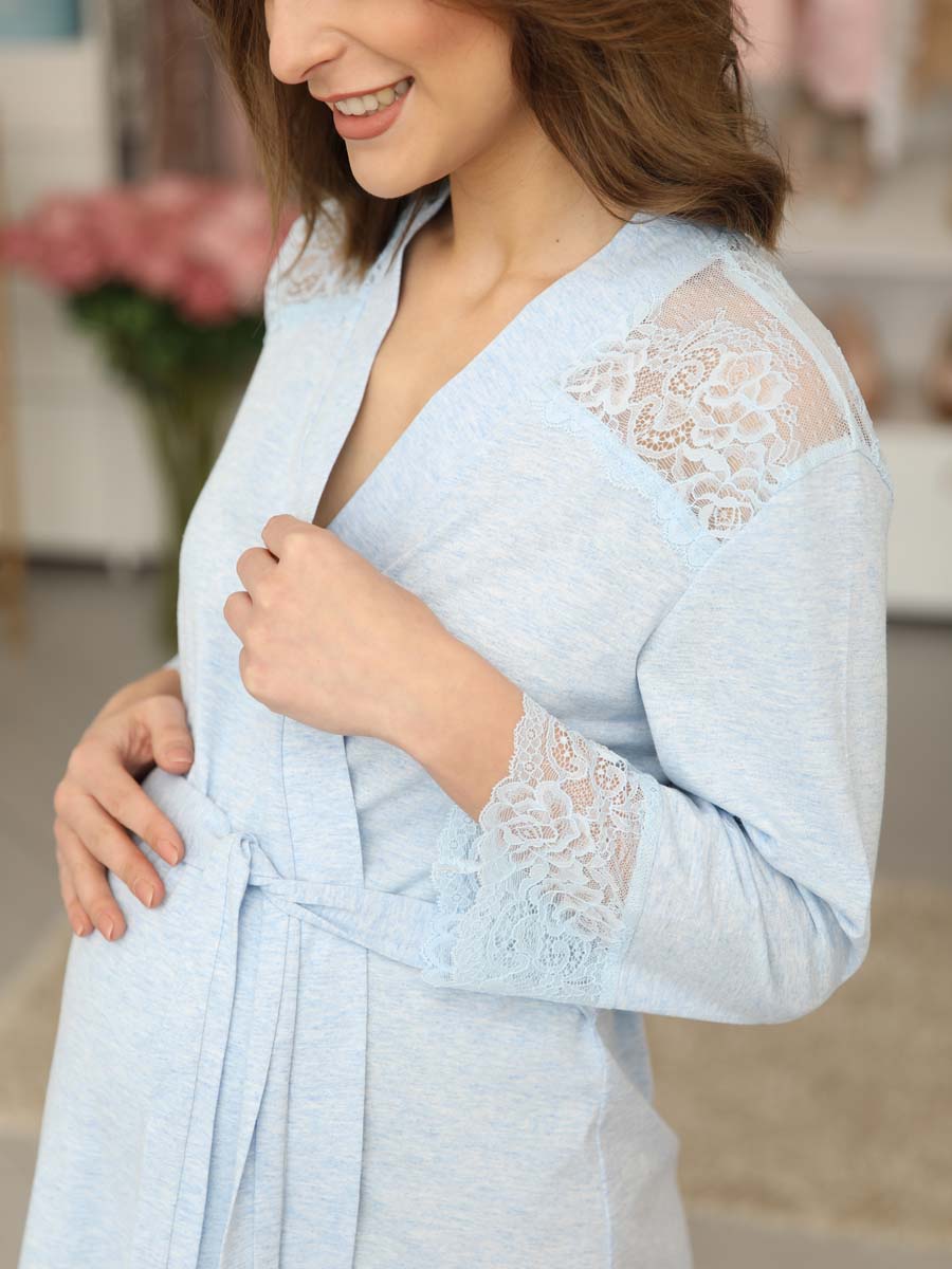  голубой меланж