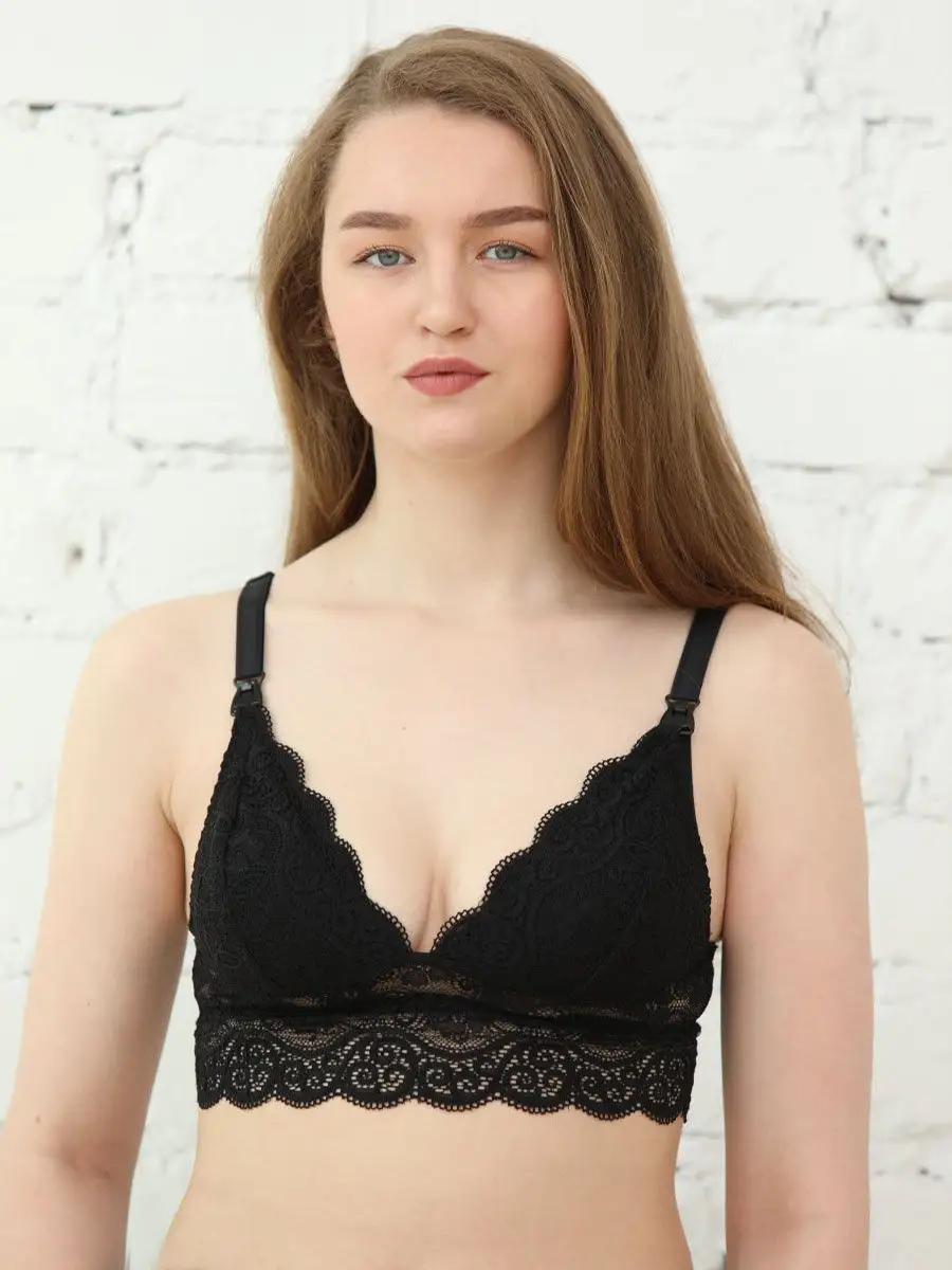 Бюстгальтер 34802 для беременных и кормящих черный