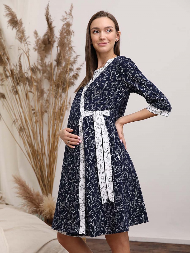  синий/белый