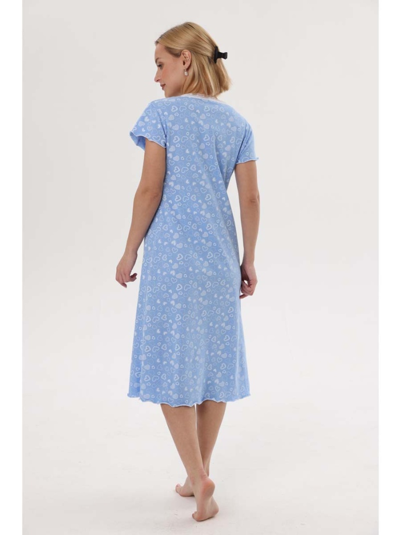  голубой/белый