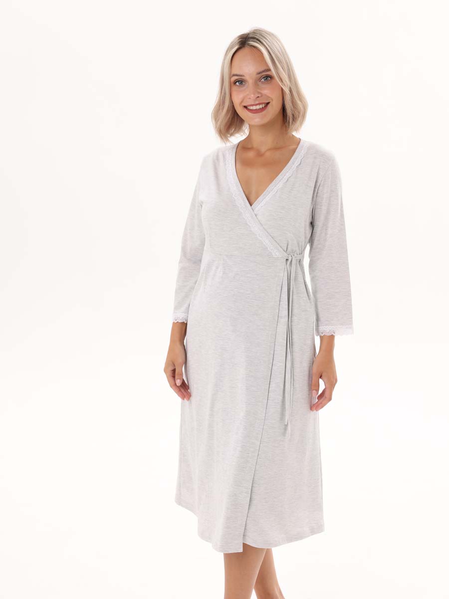  серебристый меланж/белый