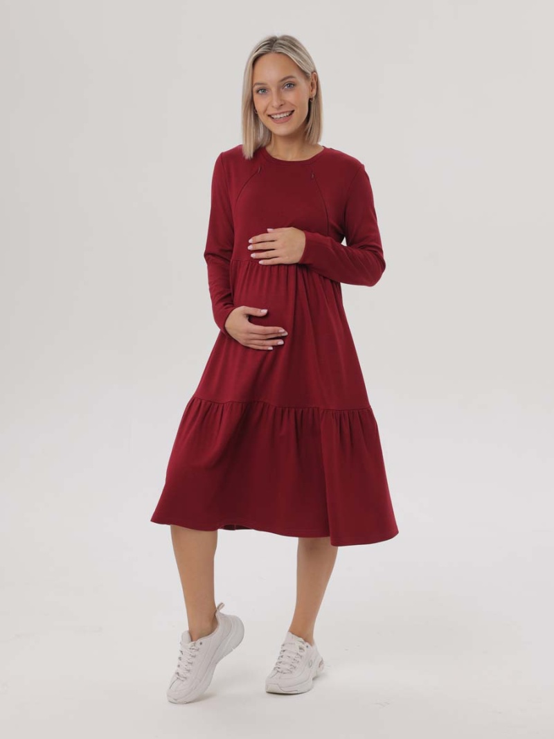 2-НМ 66009 Платье женское для беременных и кормящих женщин