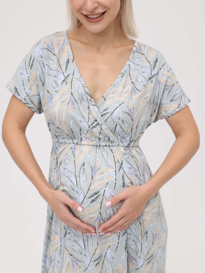 3-НМ 60909 Платье женское для беременных и кормящих женщин