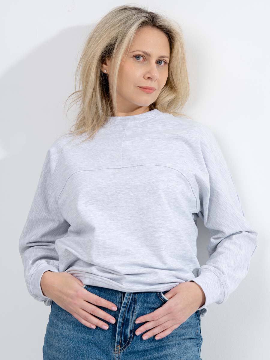  серый меланж