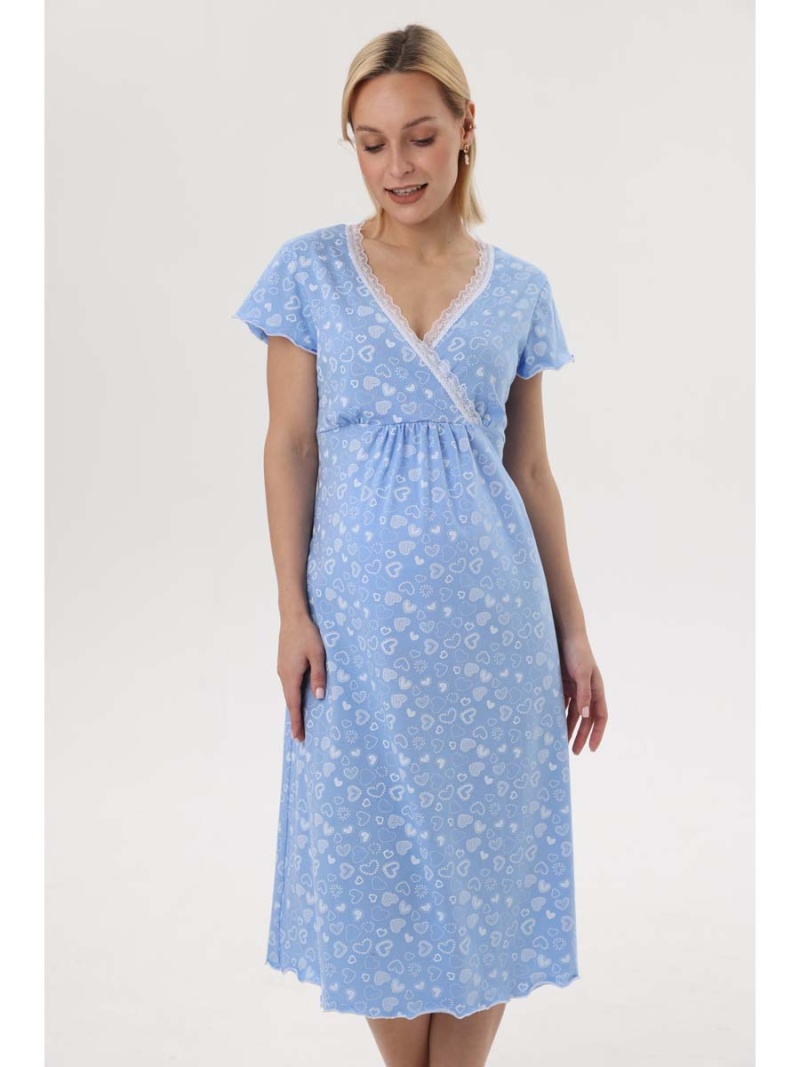  голубой/белый