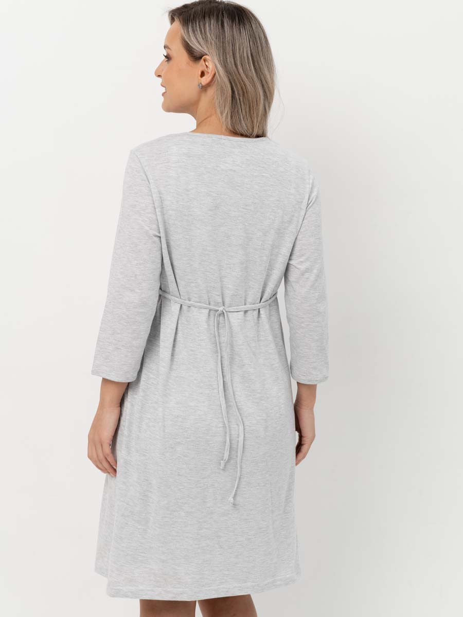  серебристый меланж/белый