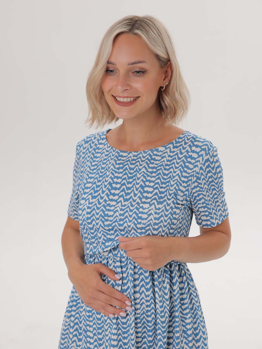  белый/голубой