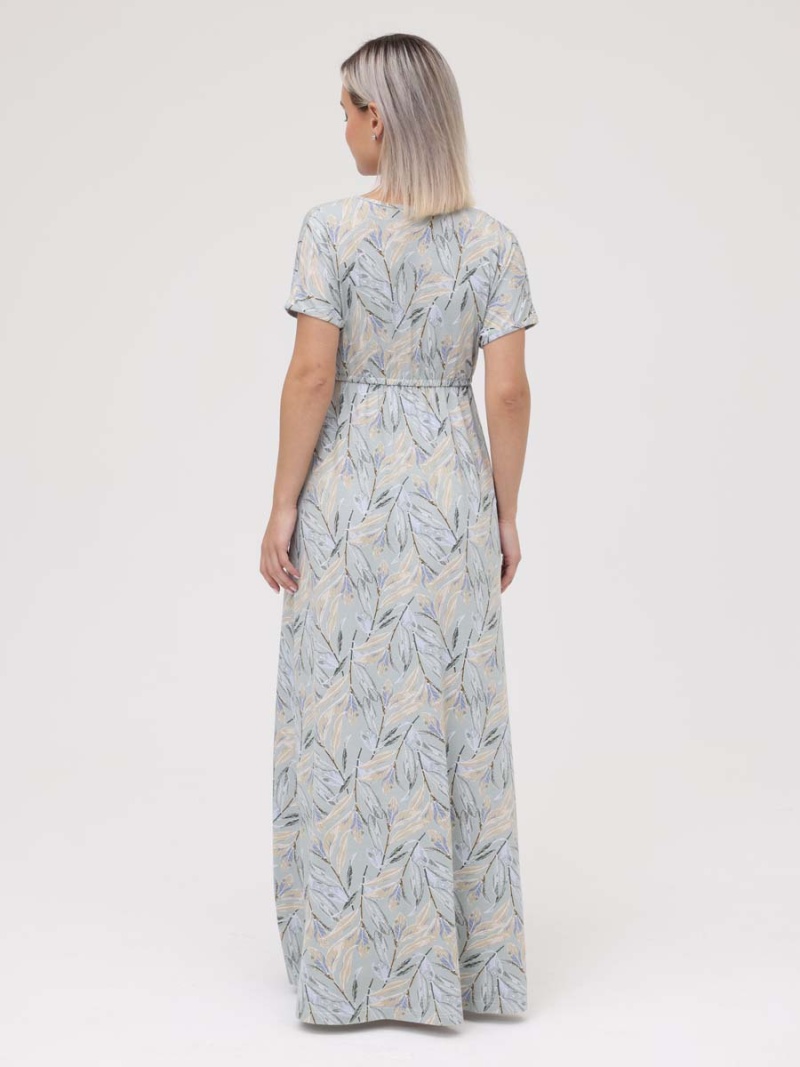  оливковый/голубой/желтый