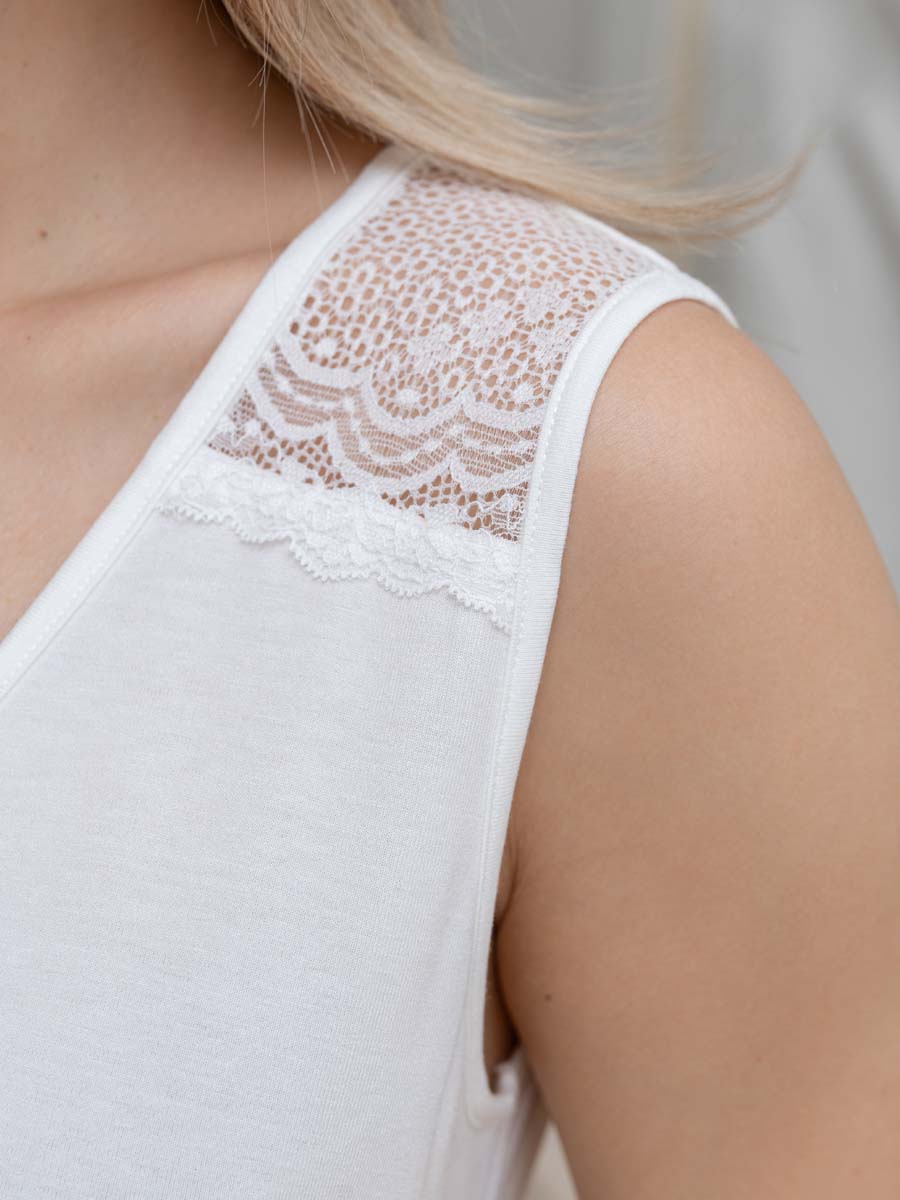 Ночная сорочка в роддом для беременных и кормления молочный