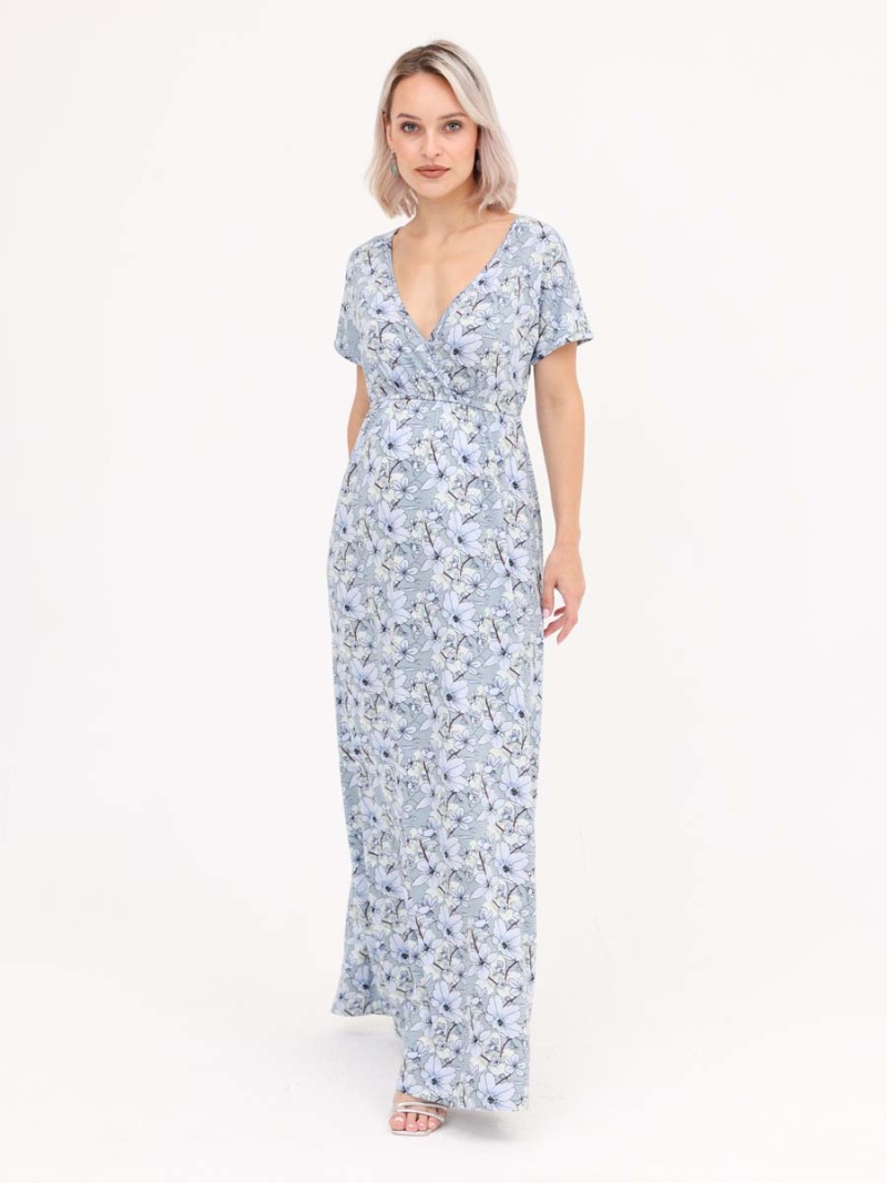  серый/голубой