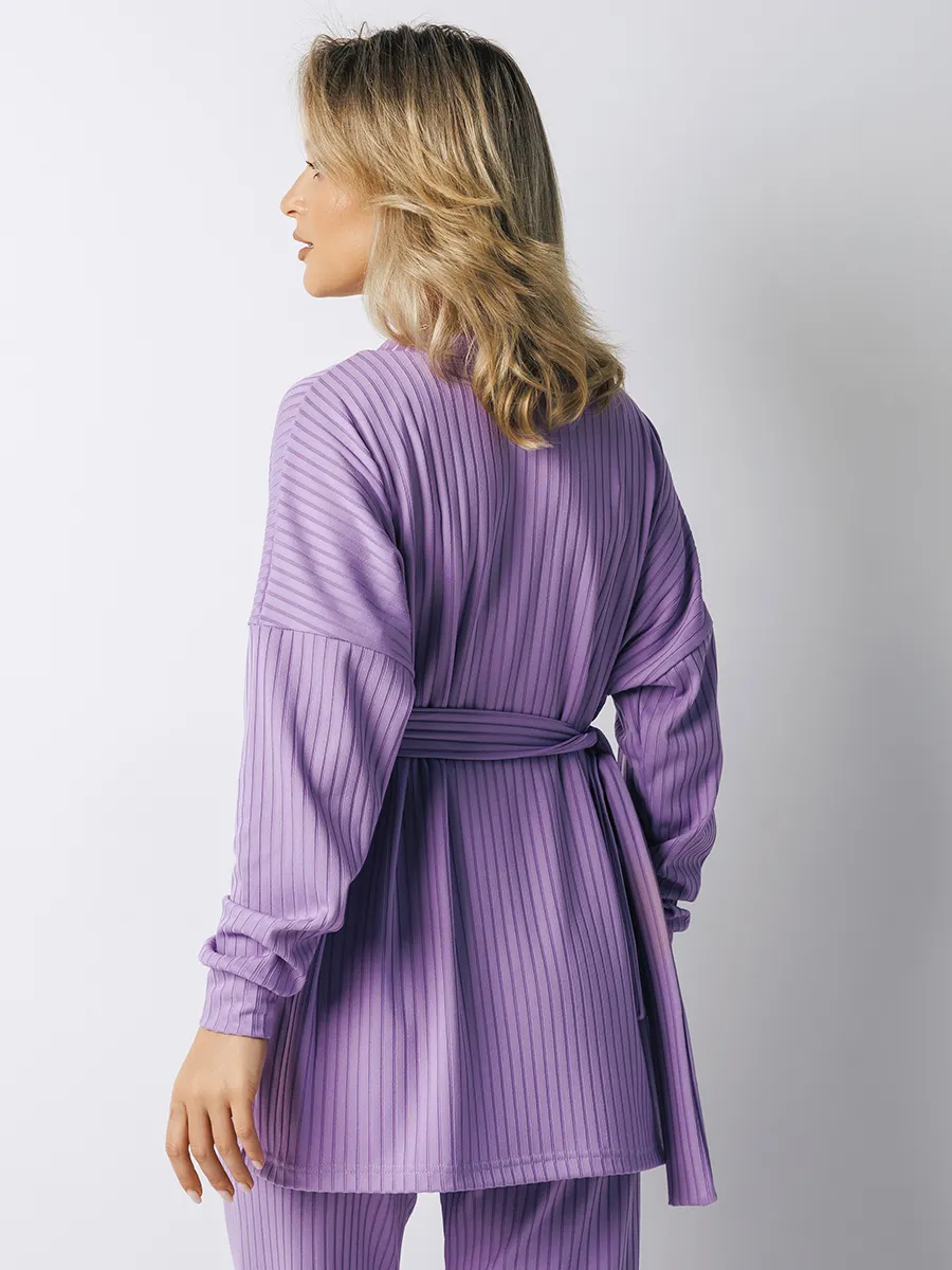 Костюм лапша для беременных туника и брюки 71532 сиреневый/71532376