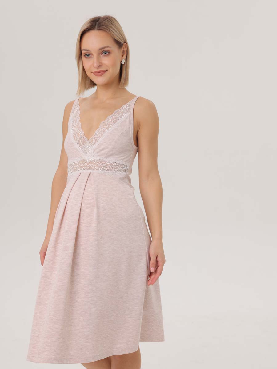  бежевый меланж/молочный