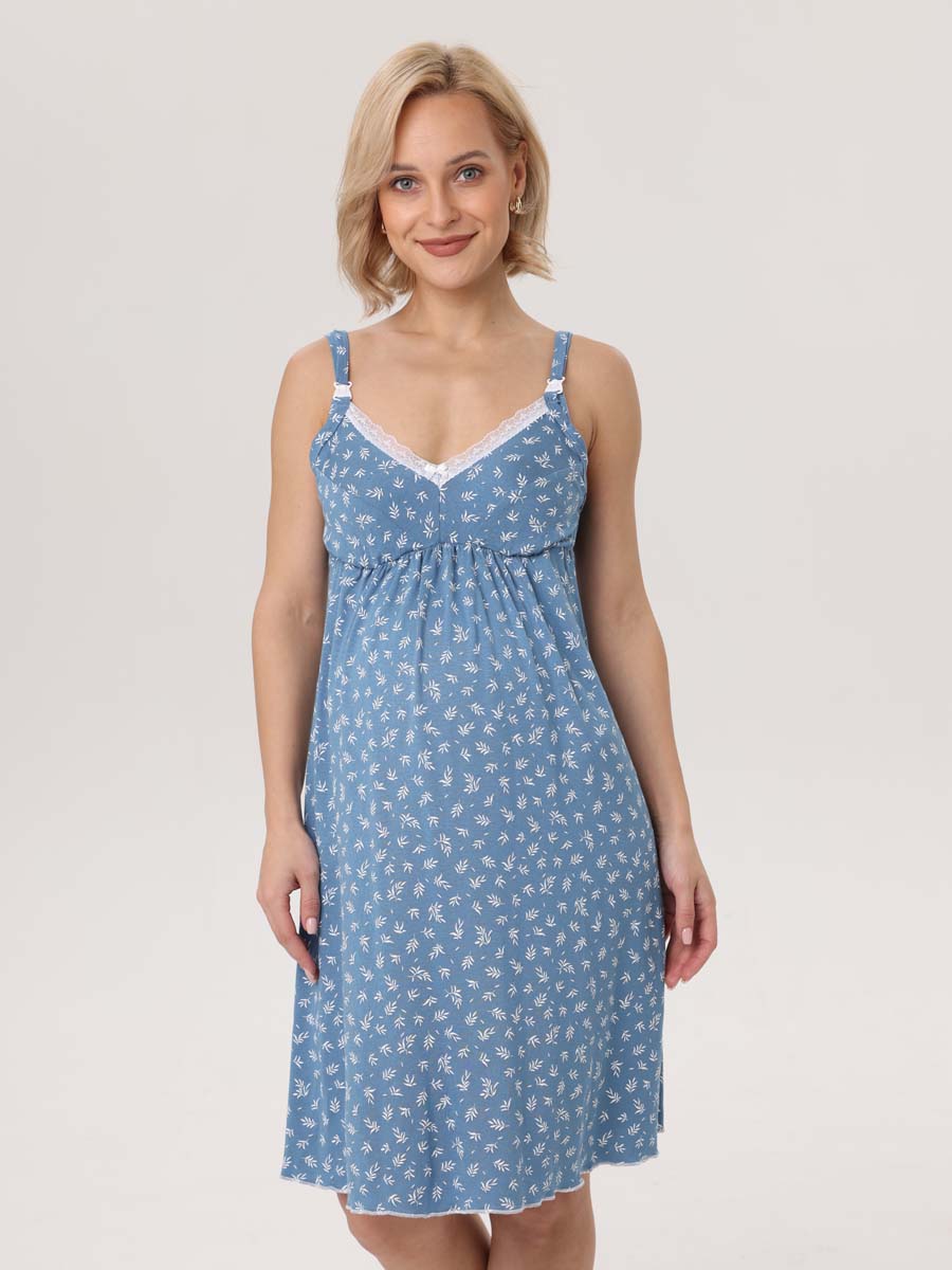  голубой/белый