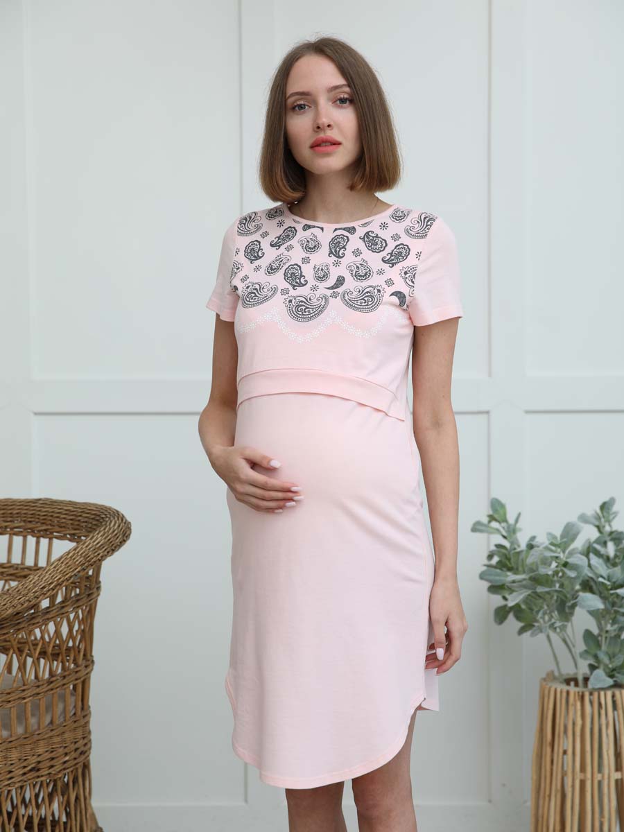  розовый/серый