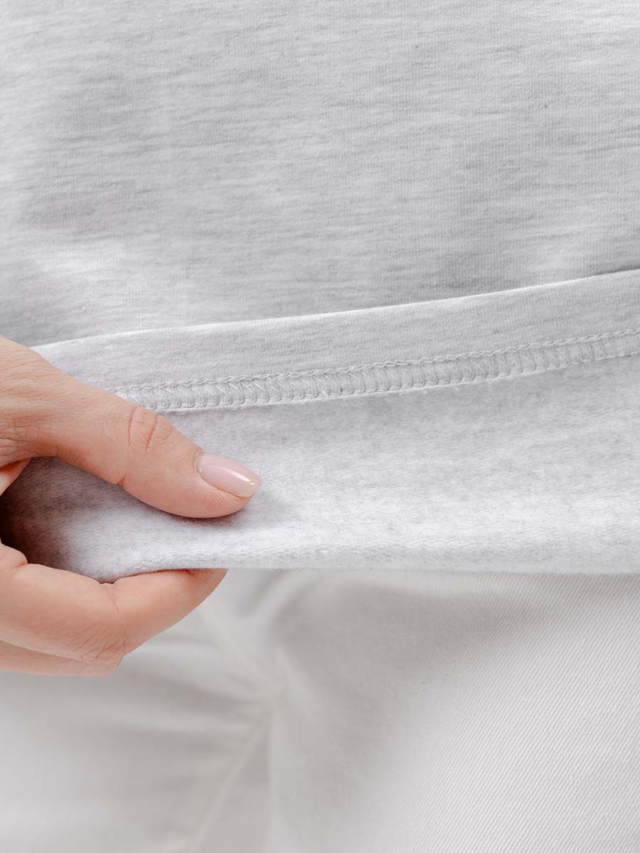  серый меланж