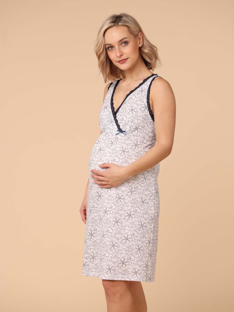 1-NDП 19301 Сорочка  для беременных и кормящих женщин