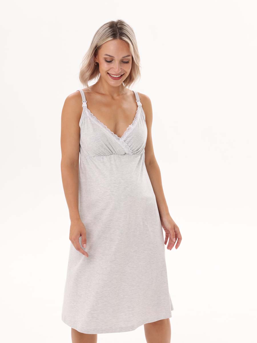  серебристый меланж/белый