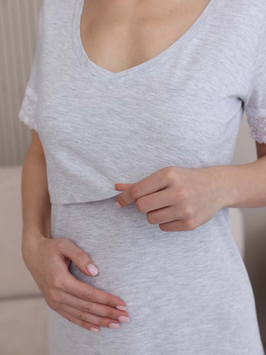  серебристый меланж/белый