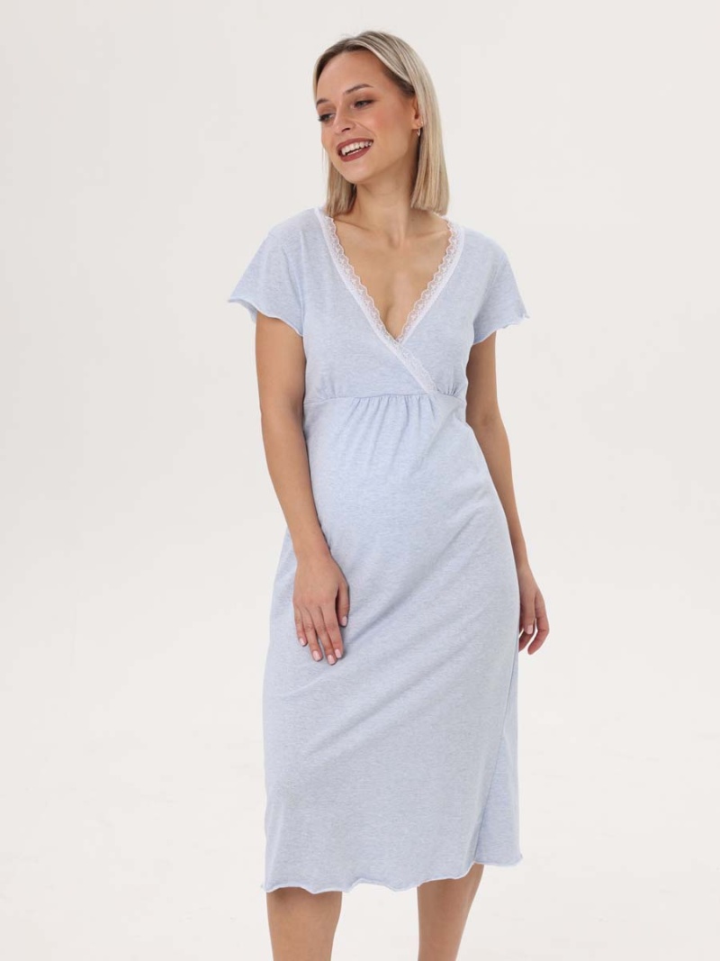  голубой меланж