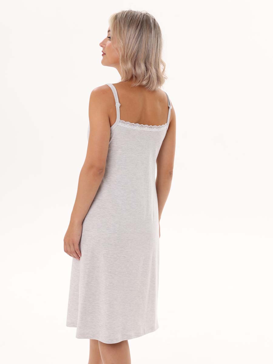  серебристый меланж/белый