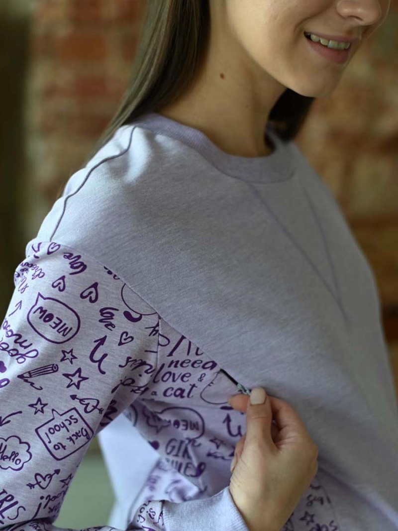  сиреневый меланж