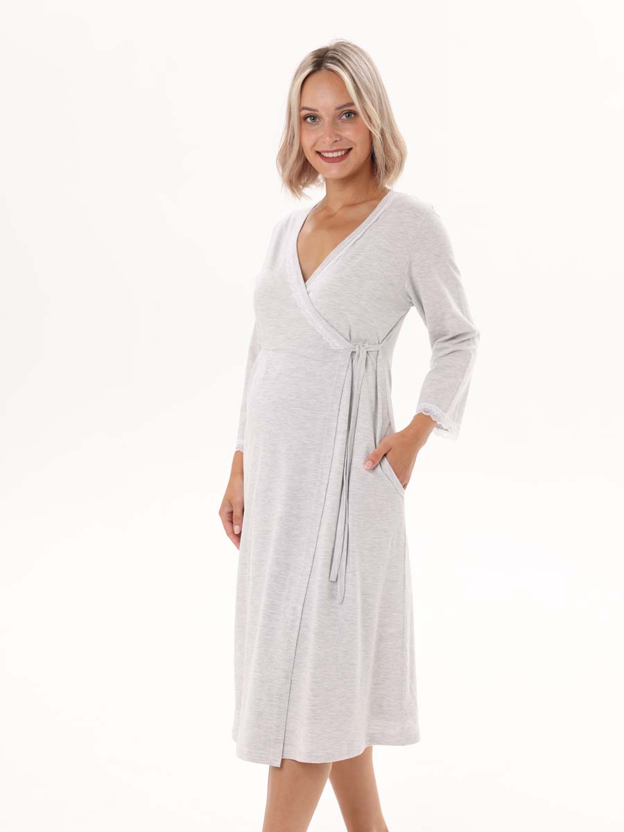  серебристый меланж/белый