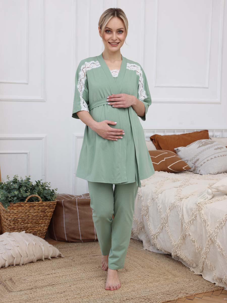  зеленый/молочный