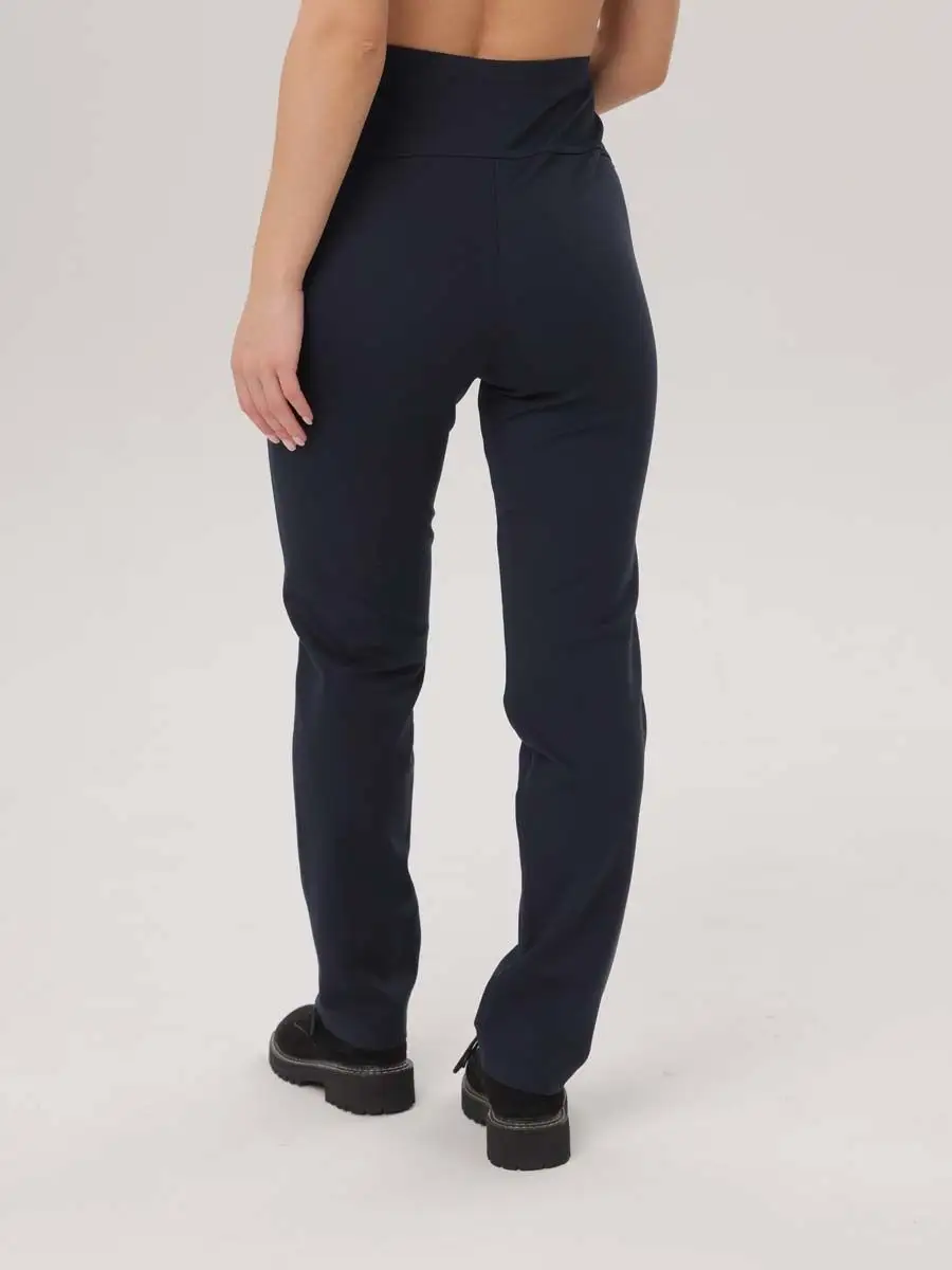 Брюки для беременных офисные классические темно-синий