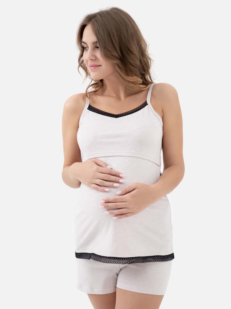 1-НМП 34728 Пижама женская для беременных и кормящих женщин
