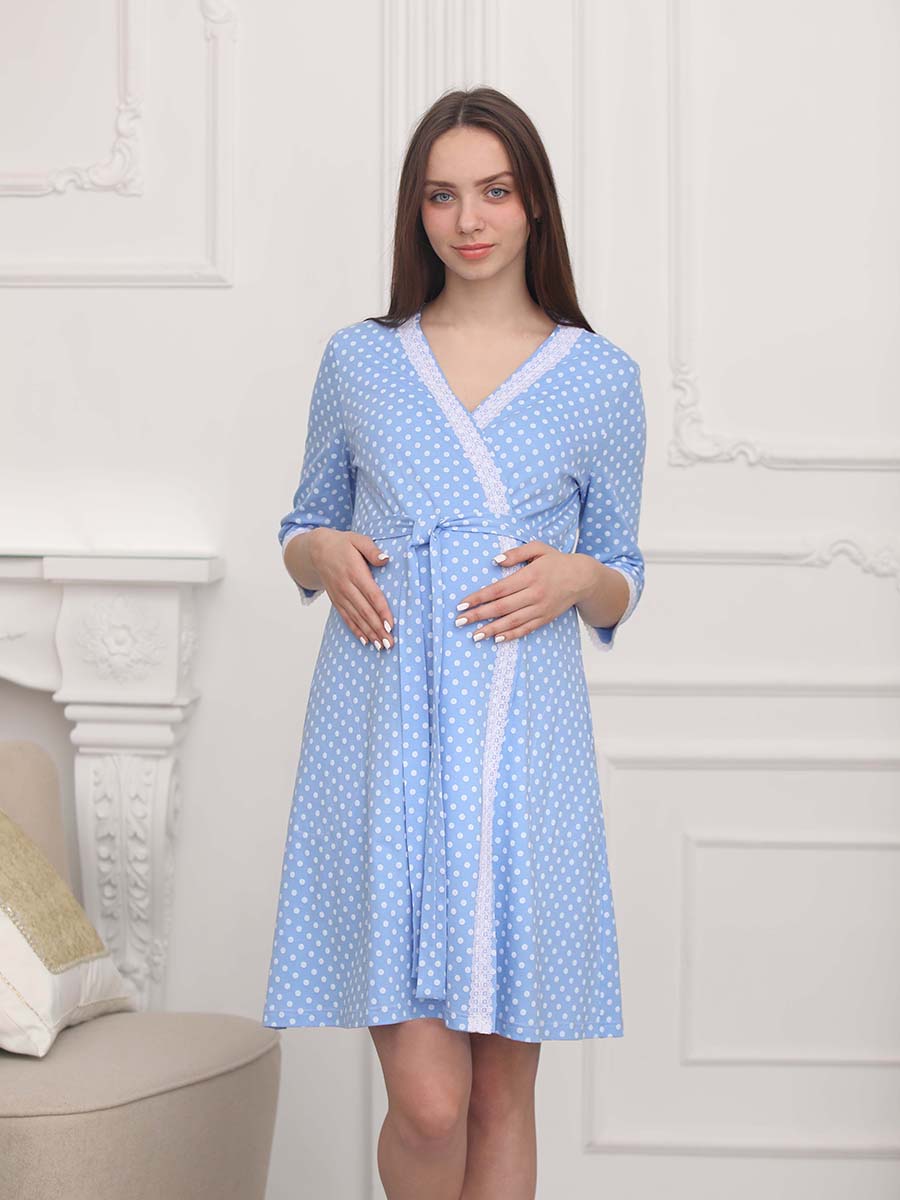  голубой/белый