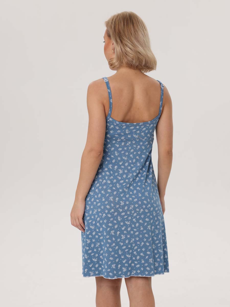  голубой/белый