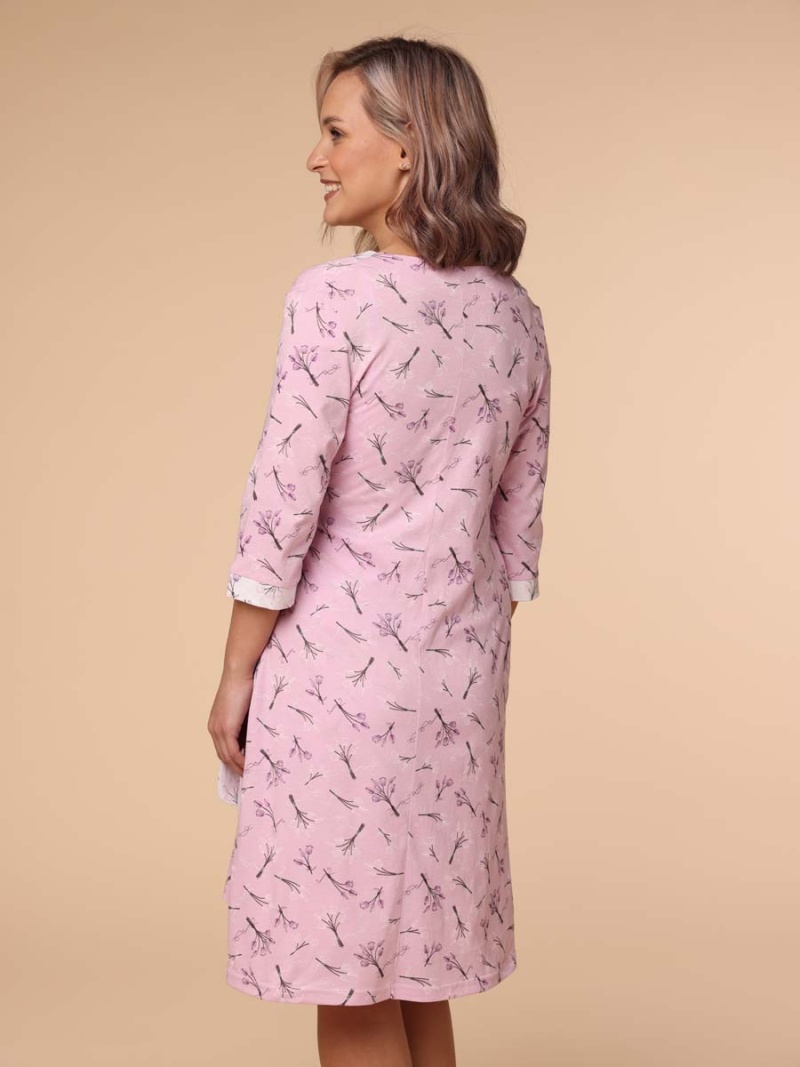  розовый/серый